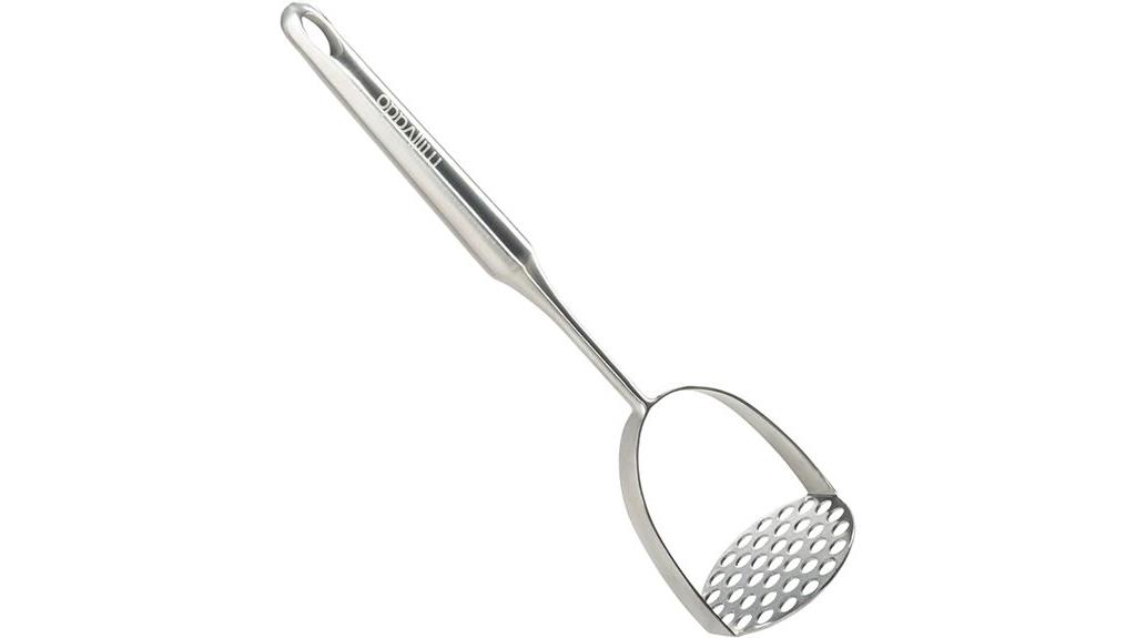 sturdy stainless steel potato masher