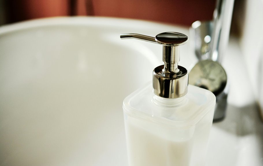 stylish hygienic bathroom soap dispensers