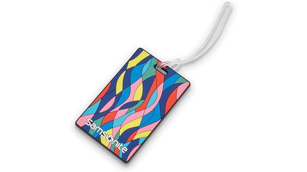 stylish luggage identification tag