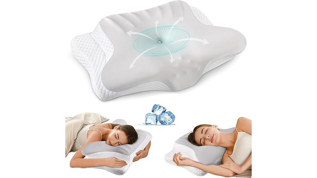 supportive ergonomic cervical neck pillow