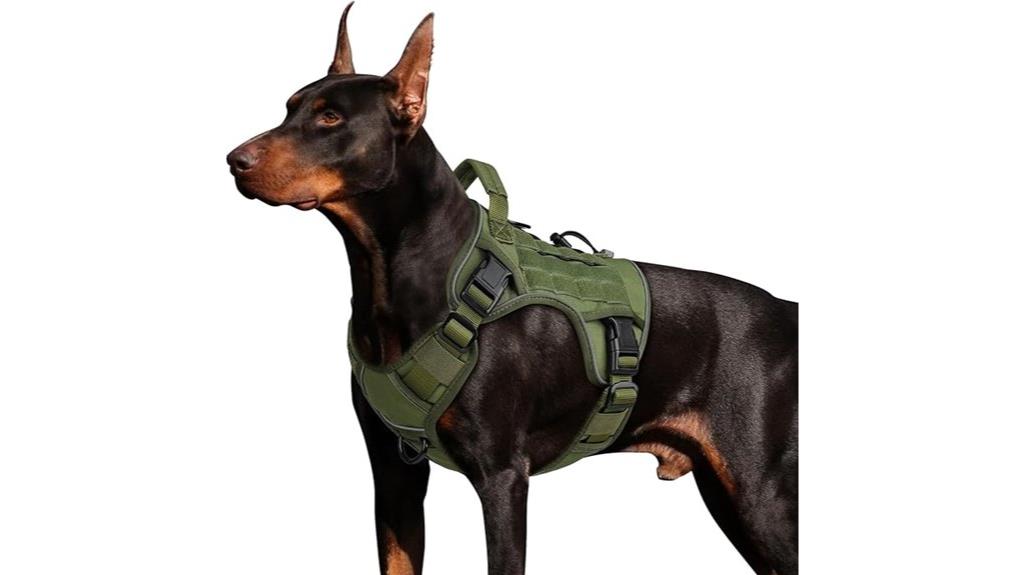 tactical dog harness for large dogs