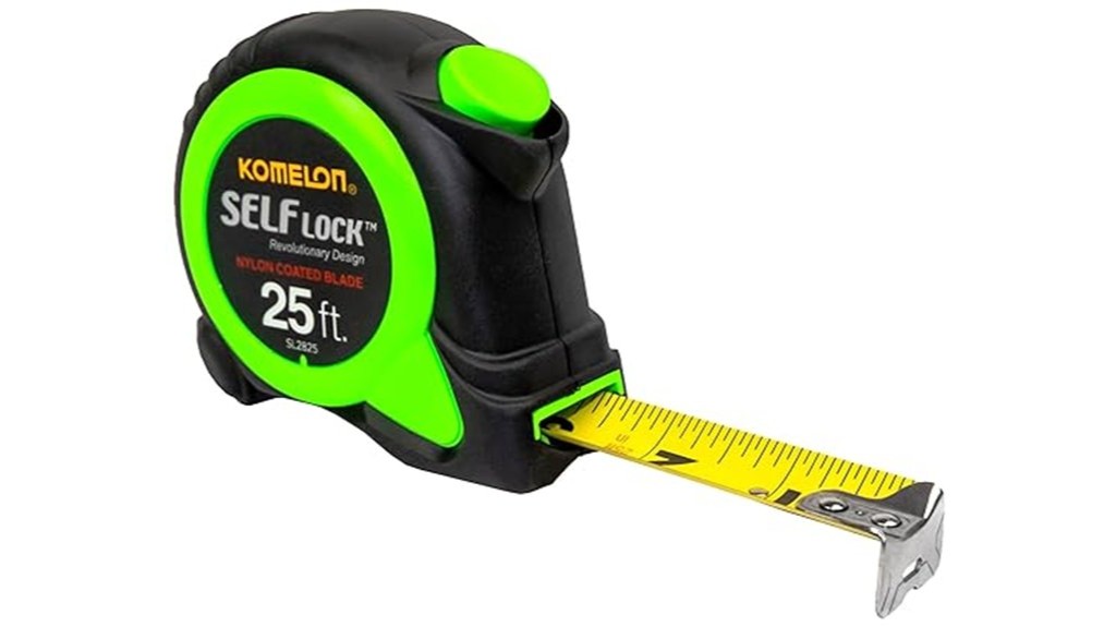 tape measure self locking 25 foot