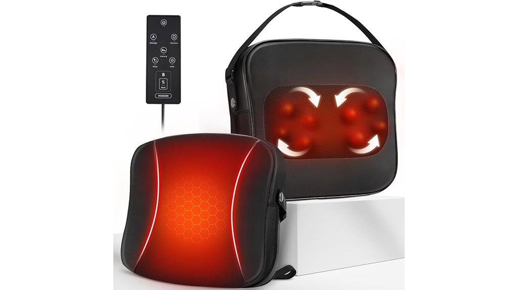 therapeutic massage with heating capability