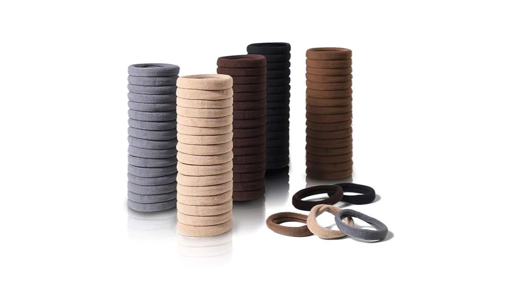 thick seamless damage free hair ties