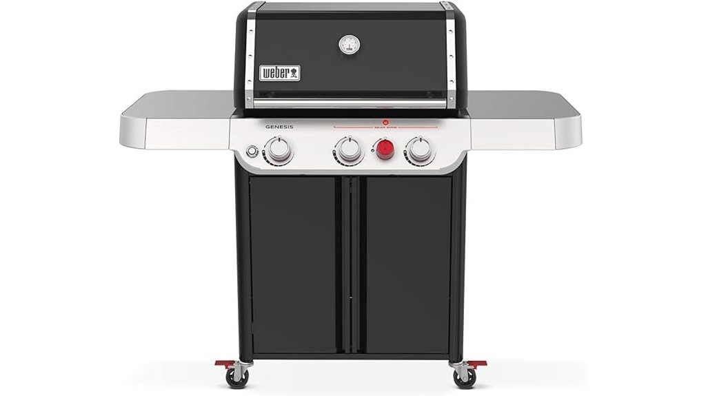 three burner propane gas grill