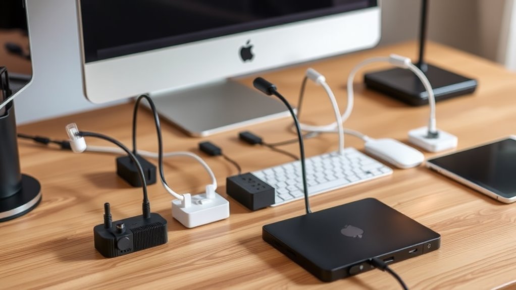 tidy workspace cable organizers