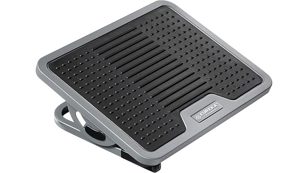 tilt adjustable ergonomic footrest