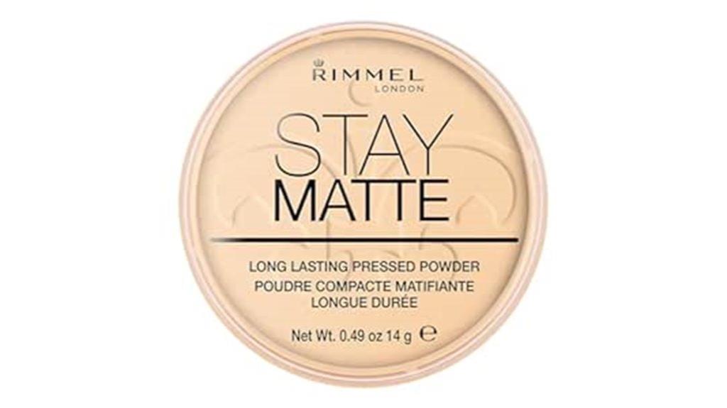 transparent matte pressed powder