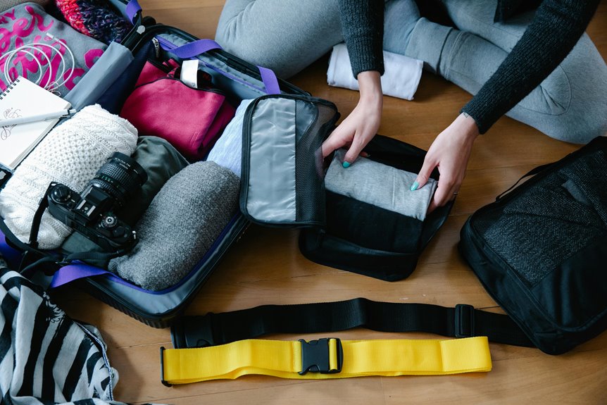 travel organization packing cubes