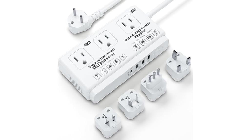 travel voltage transformer converter