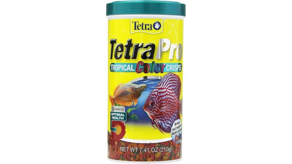 tropical fish food crisps