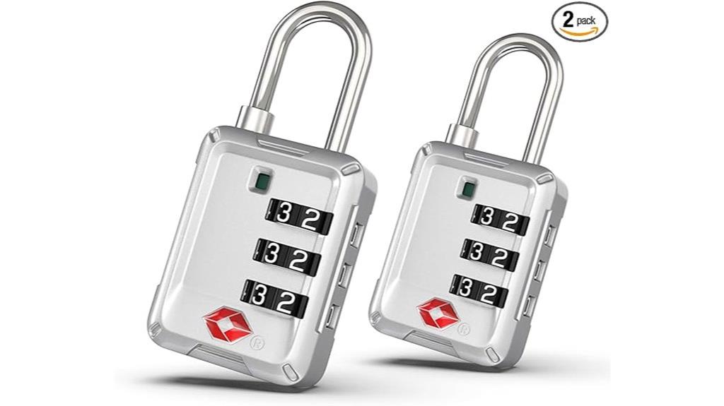 tsa approved luggage locks