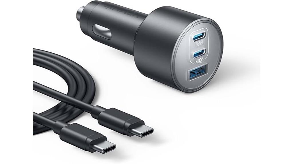 ultra compact 3 port fast charger