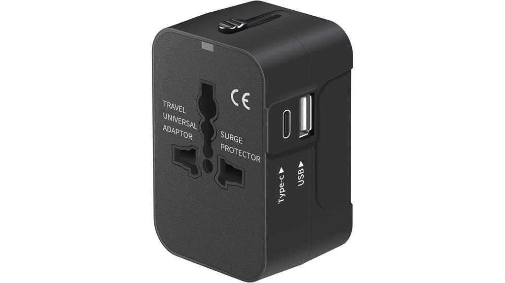 universal power adapter with usb c