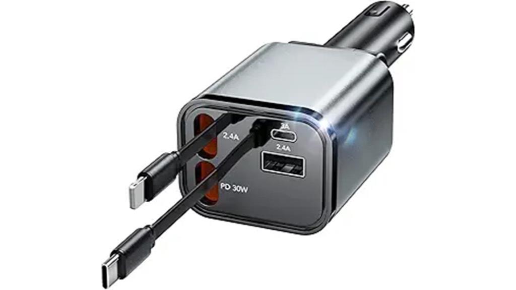upgraded retractable fast adapter