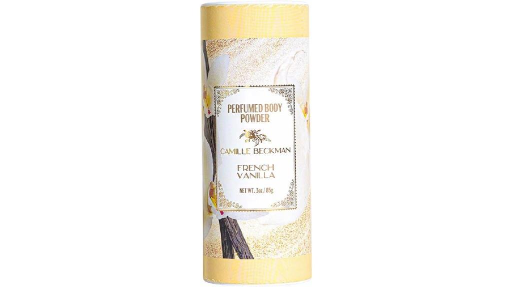 vanilla scented french body powder