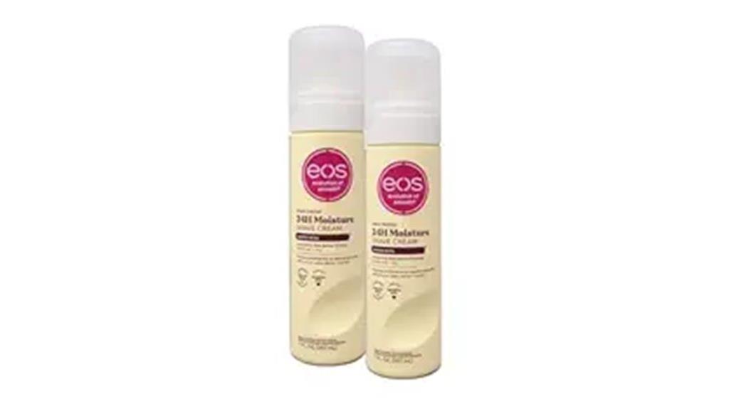 vanilla scented women s shaving cream two pack