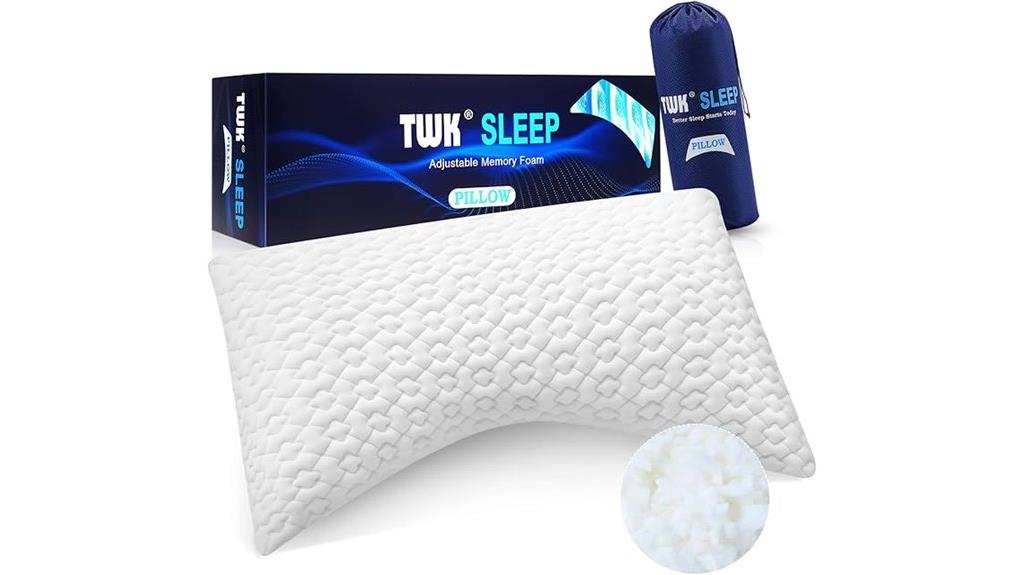 versatile adjustable bed pillow