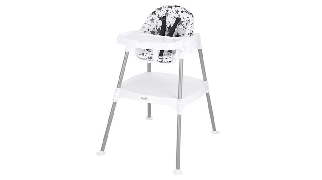versatile convertible high chair