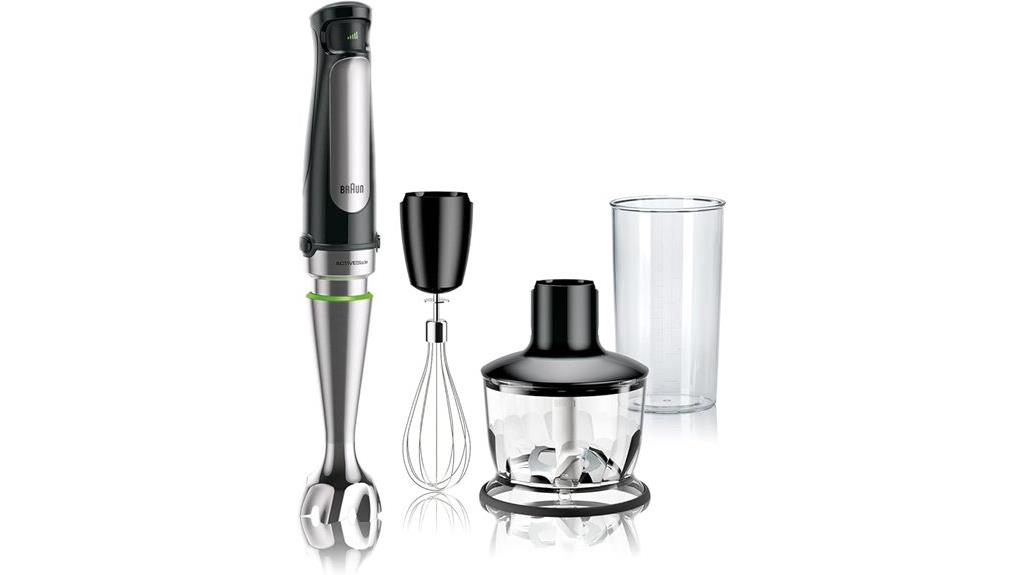 versatile immersion blender with food processor