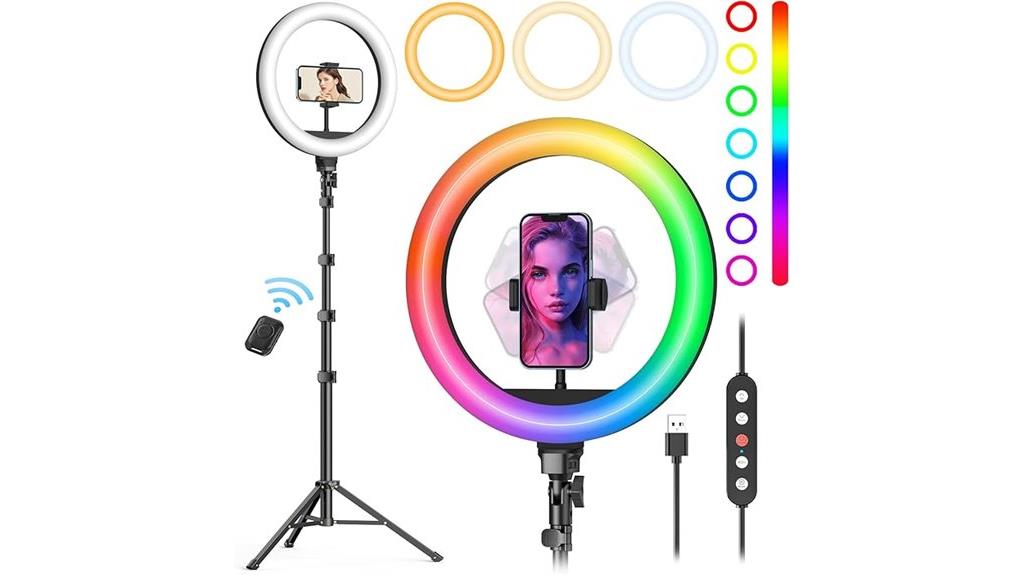 versatile lighting for selfie capture