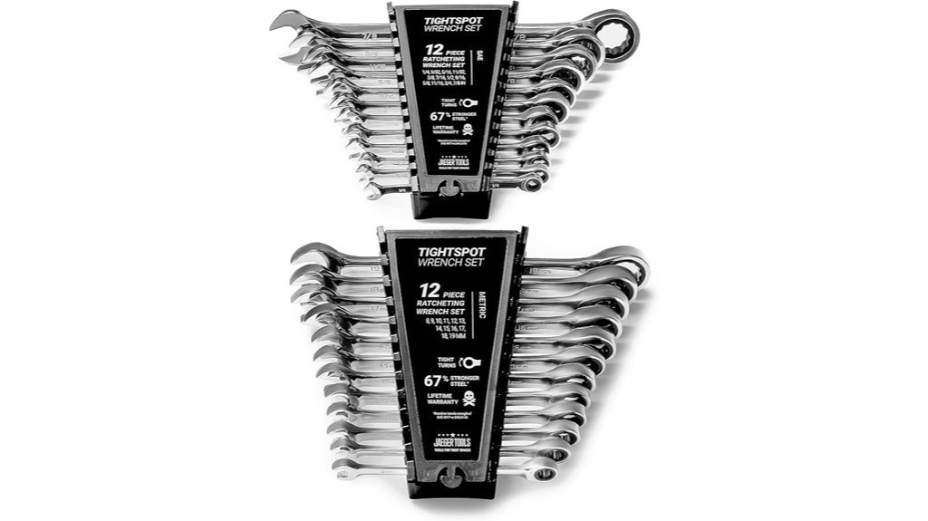 versatile ratcheting wrench set