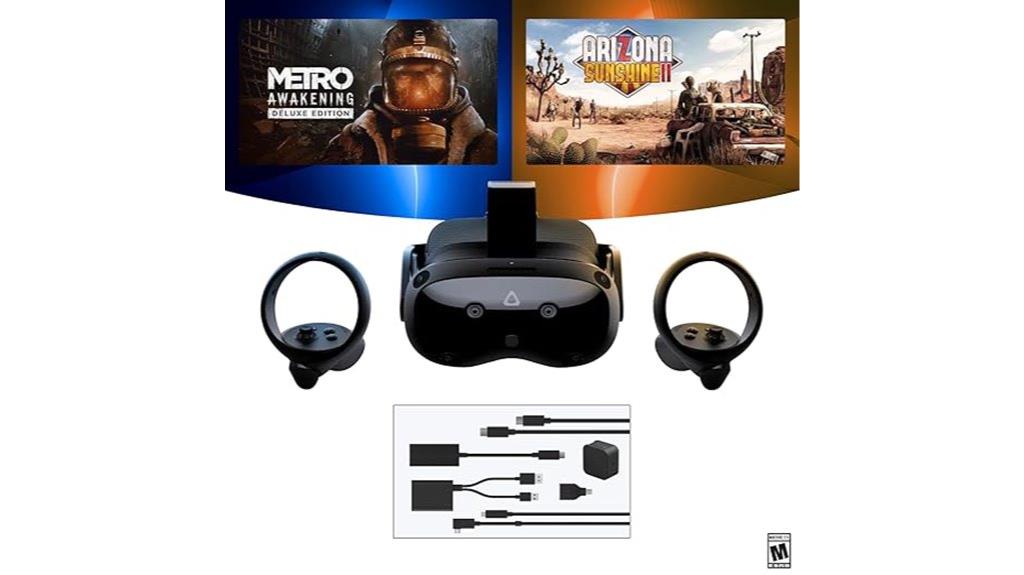 virtual reality headset with streaming