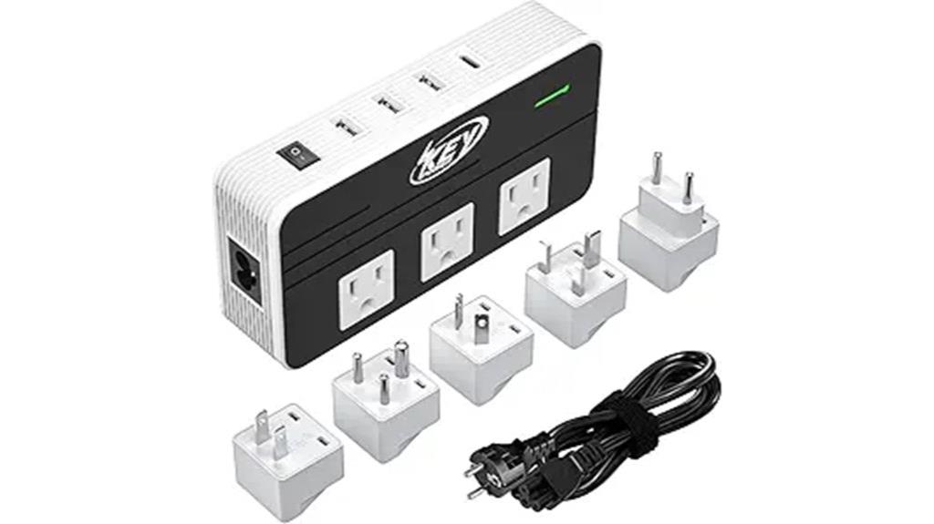 voltage converter international travel adapter