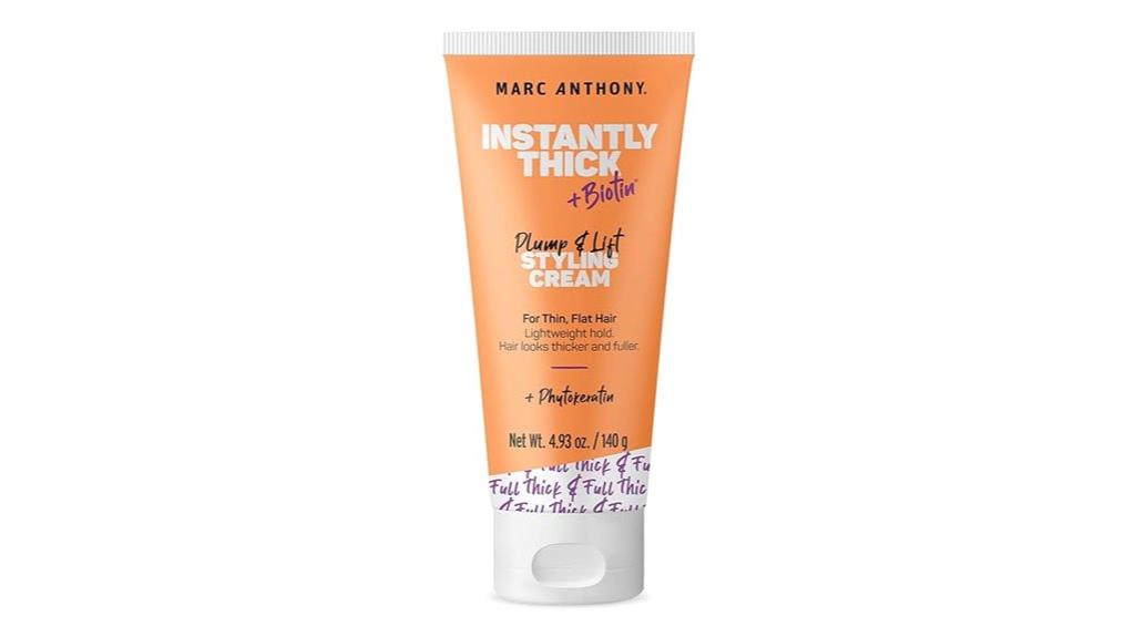 volumizing hair cream for thin hair