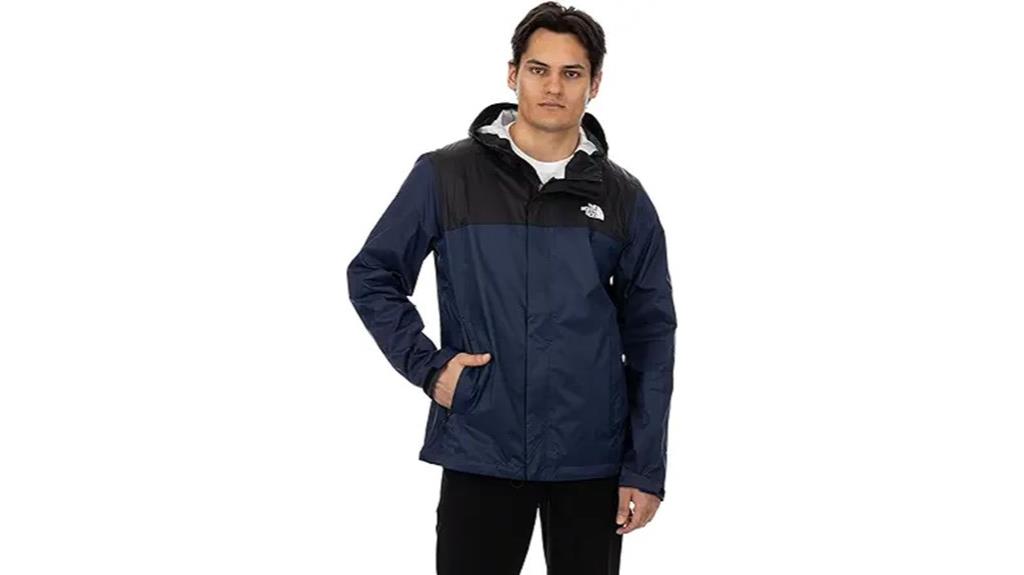 waterproof hooded rain jacket