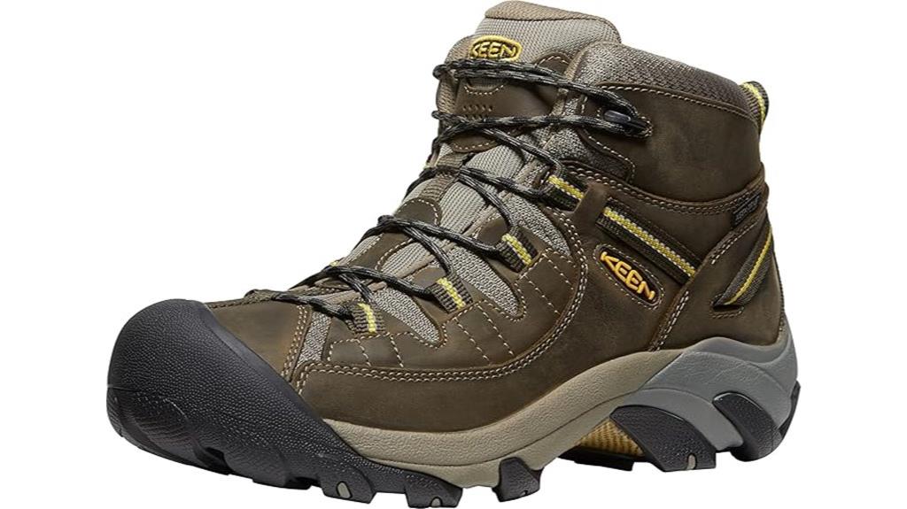 waterproof mid height hiking boot