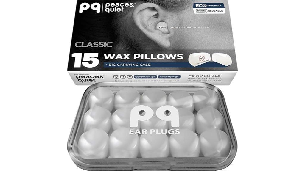 wax earplugs for sleeping and swimming