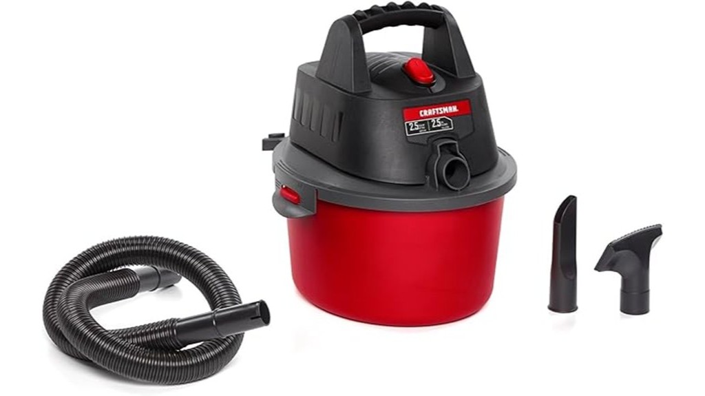 wet dry shop vacuum with capacity
