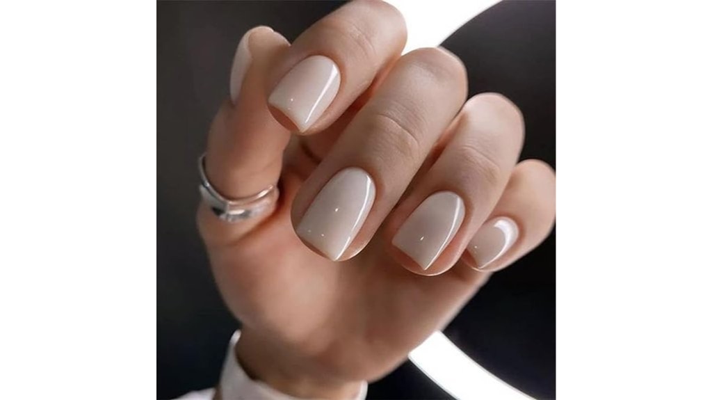 white press on nail kit