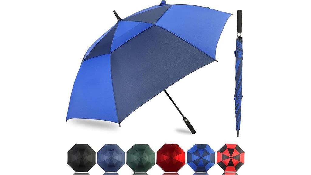 windproof automatic extra large golf umbrella