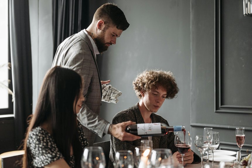 wine drinking elevated