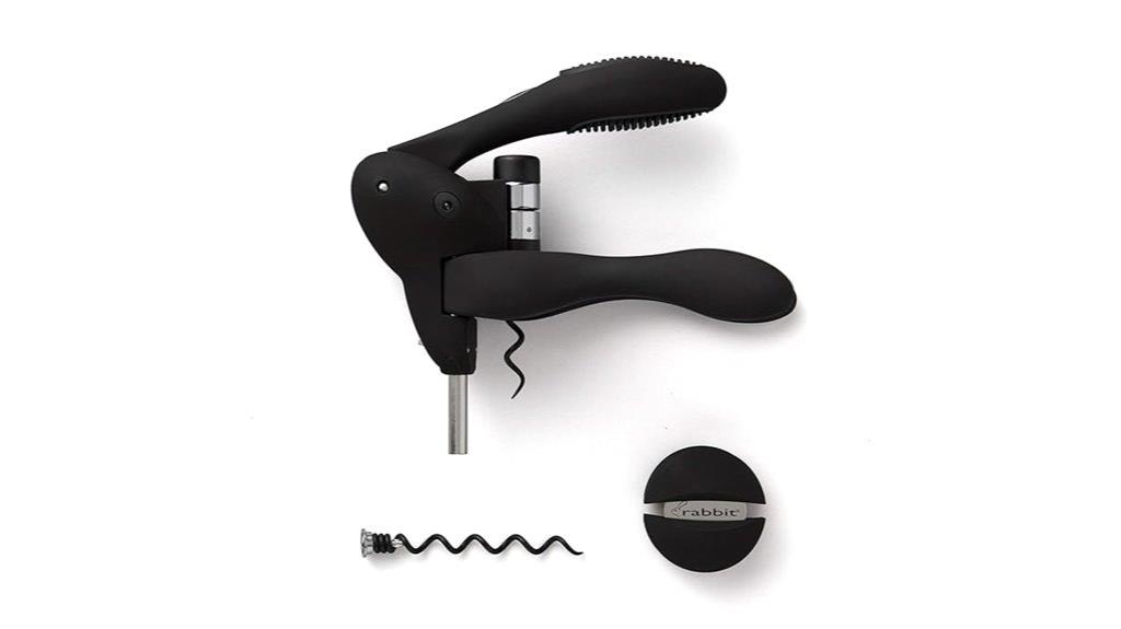 wine opener corkscrew lever foil