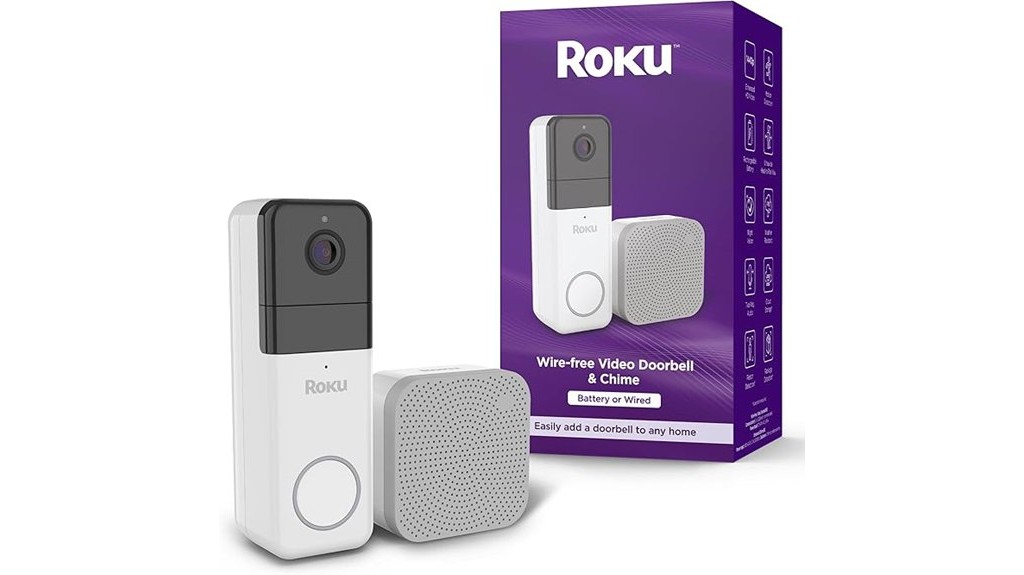 wireless video doorbell with alexa support