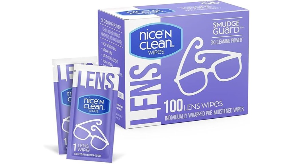100 pack lens wipes
