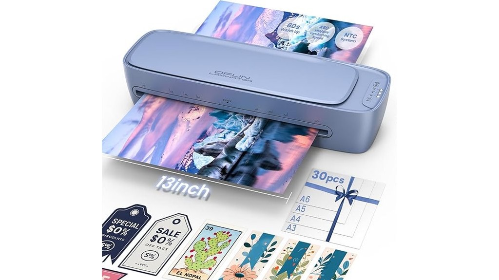 13 inch laminator machine