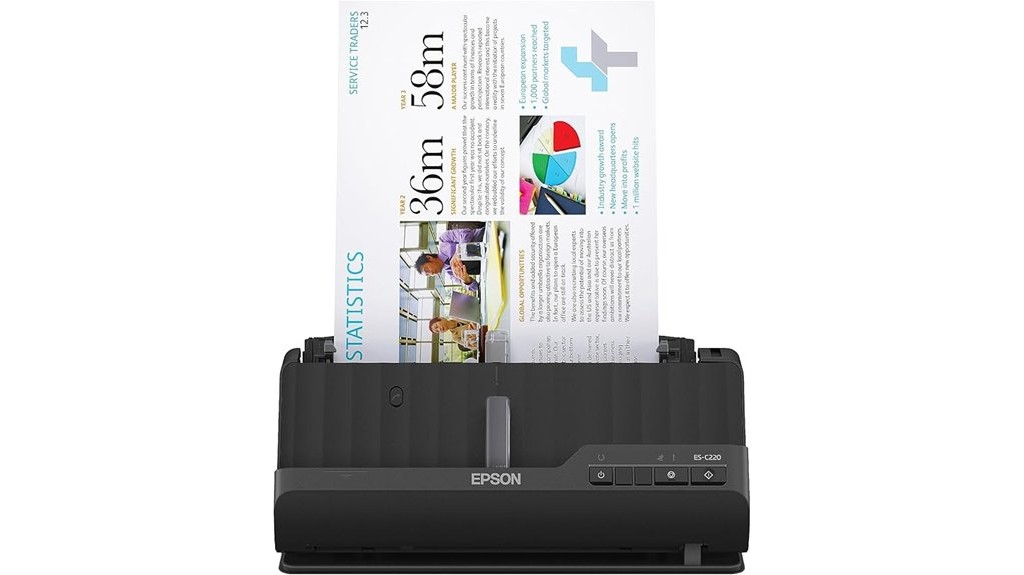 2 sided compact desktop scanner