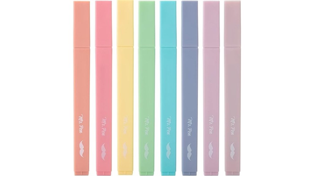 8 aesthetic pastel highlighters