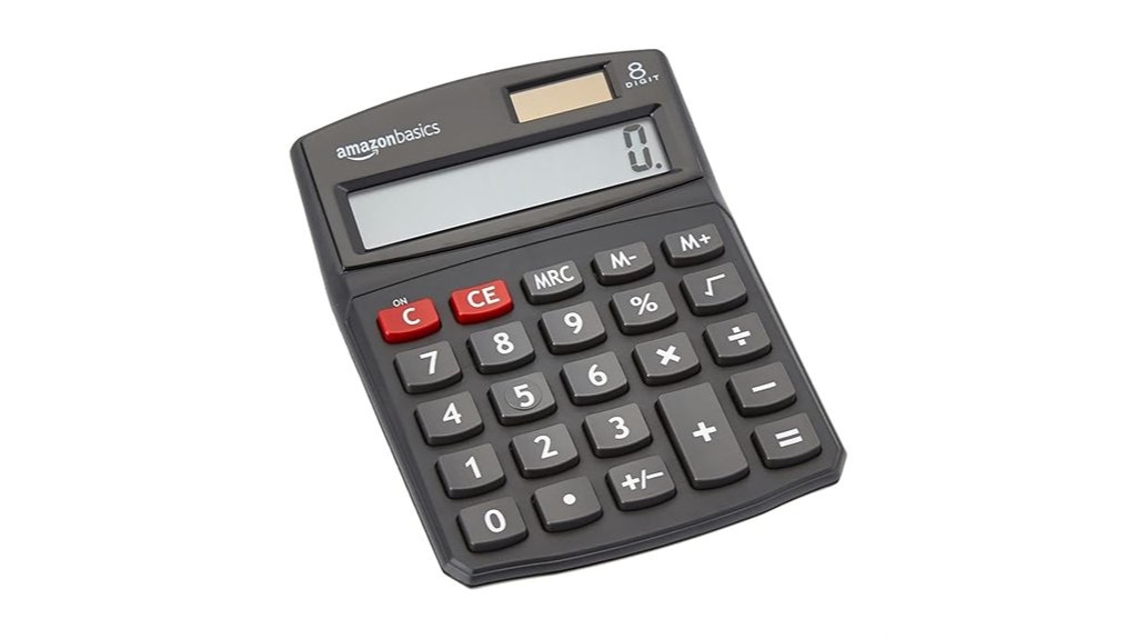 amazon basics desktop calculator