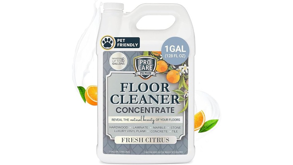 citrus floor cleaner concentrate