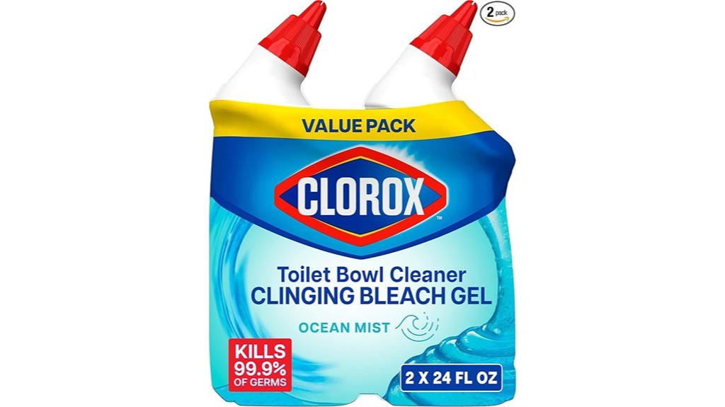 clorox clinging toilet cleaner
