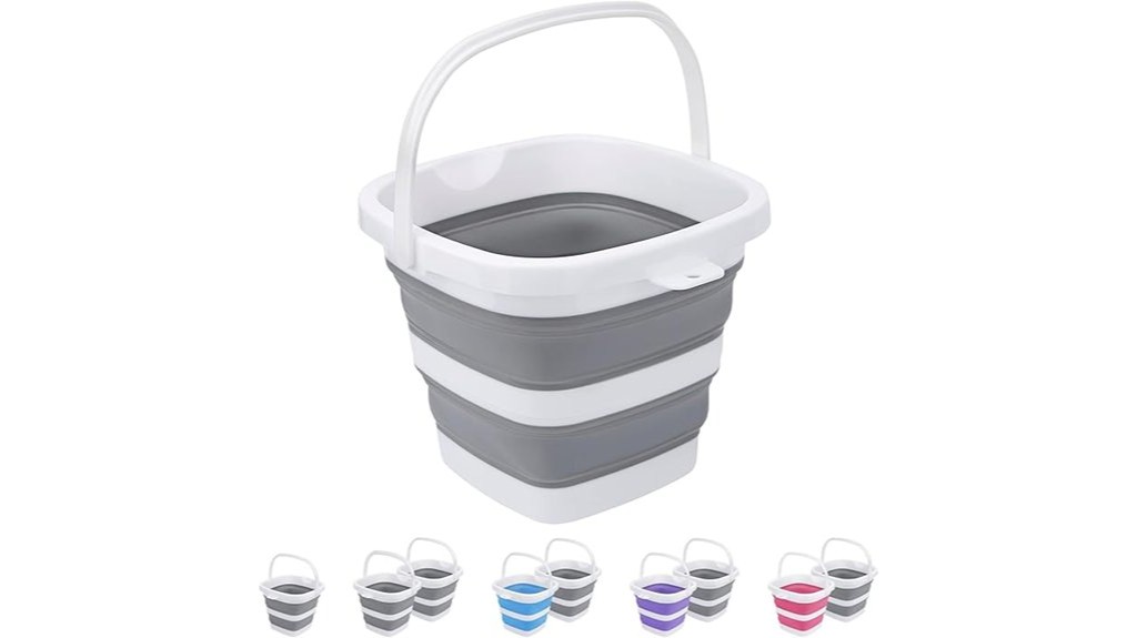 collapsible 5l plastic bucket