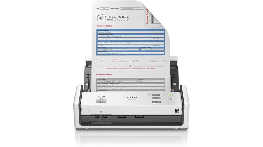 compact double sided desktop scanner