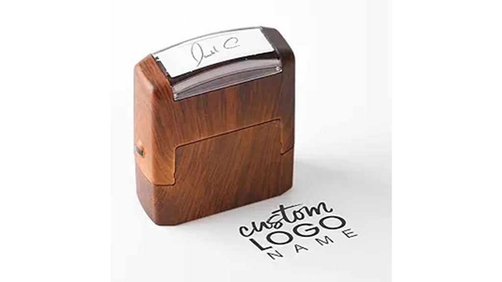 custom self inking rubber stamps