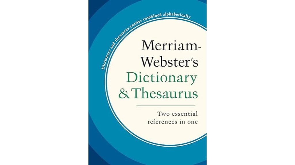 dictionary thesaurus hardcover book