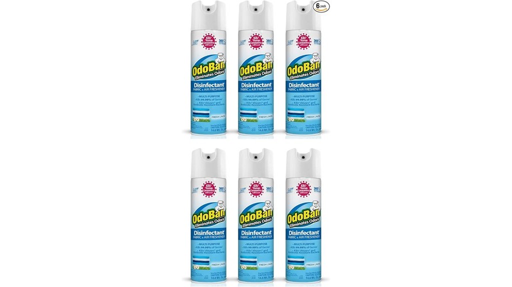 disinfectant and air freshener six pack